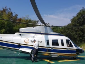 Arbeitsbesuch zum Hanwha Flugzeug