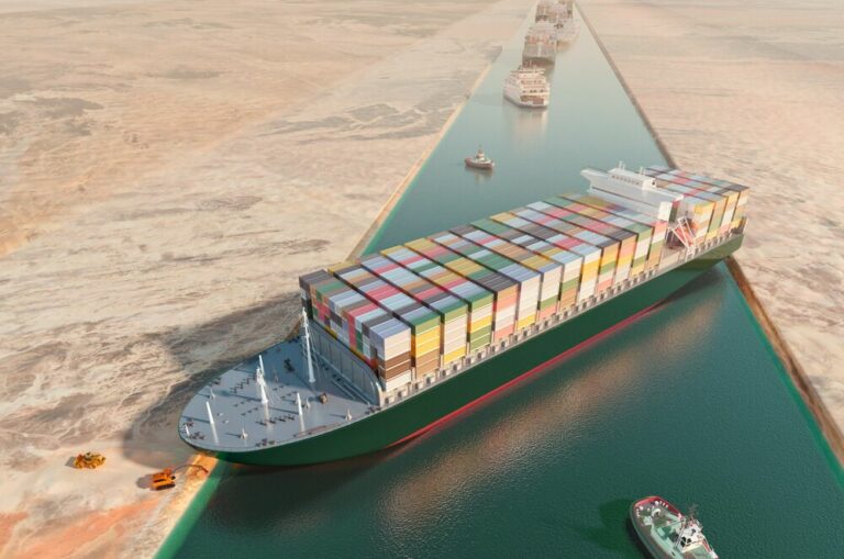 Suez Canal Evergreen