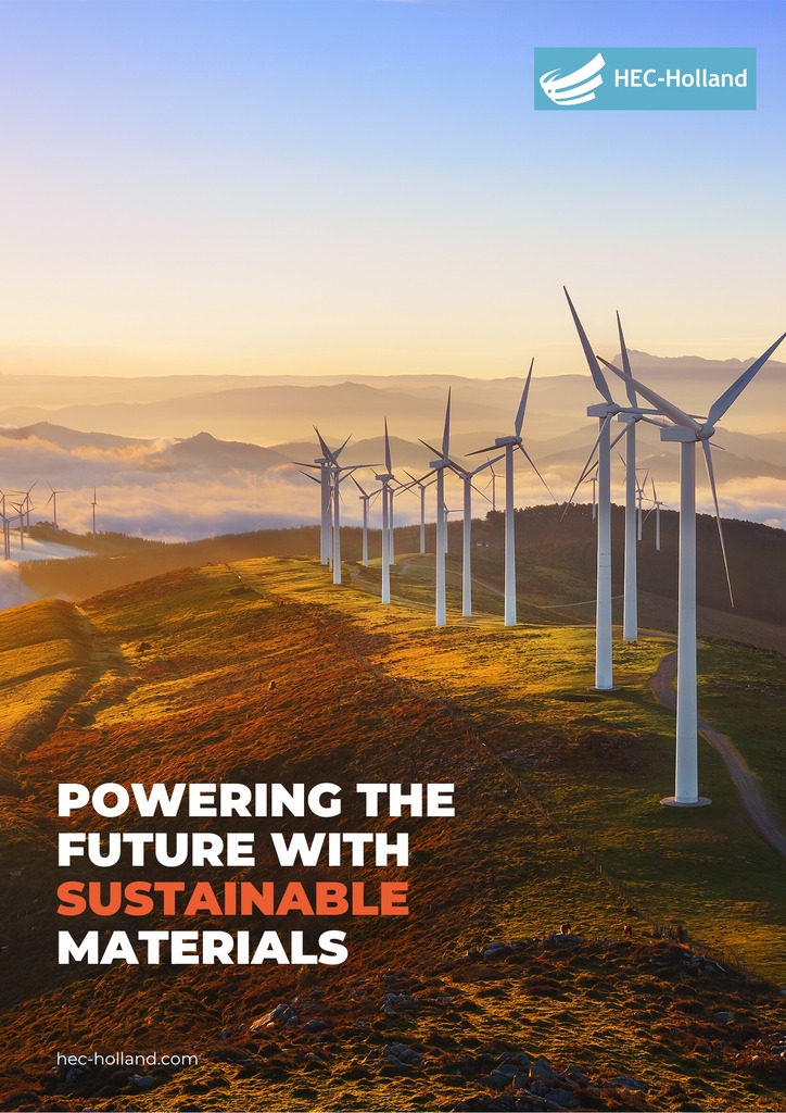 Voorkant bedrijfsbrochure HEC-Holland